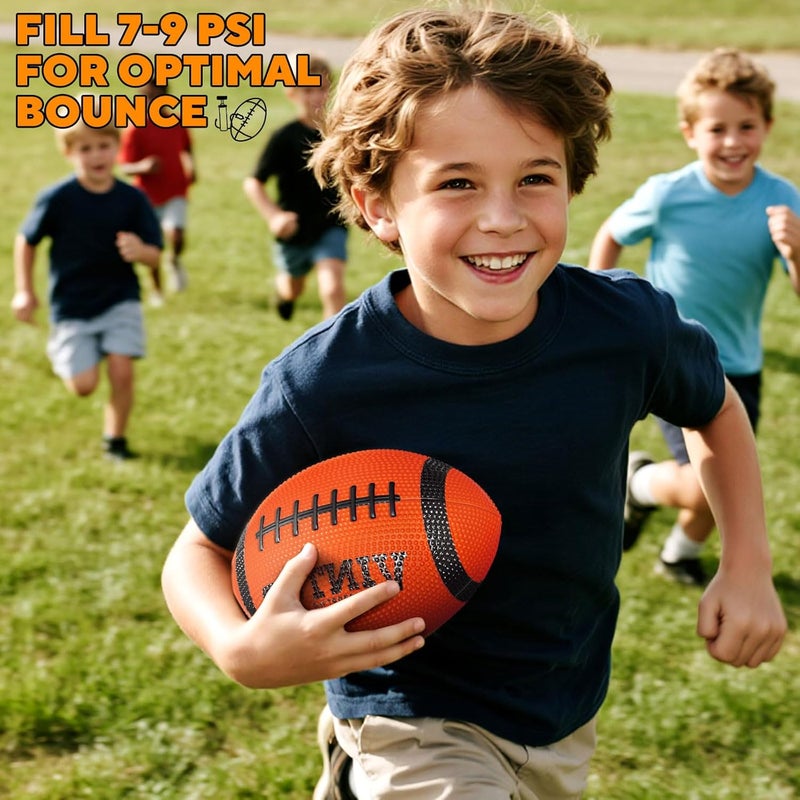 VINTOP Light Up Football - LED Glow in The Dark Football for Kids & Adults, Includes Free Air Pump, Sturdy Durable Sports Ball, Ideal Gift for Birthdays/Christmas/Outdoor Play - Image 4
